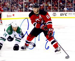 Autographed ANDY GREENE 8X10 New Jersey Devils Photo