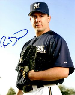 AUTOGRAPHED RICKY  BOTTALICO 8X10 photo Milwaukee Brewers