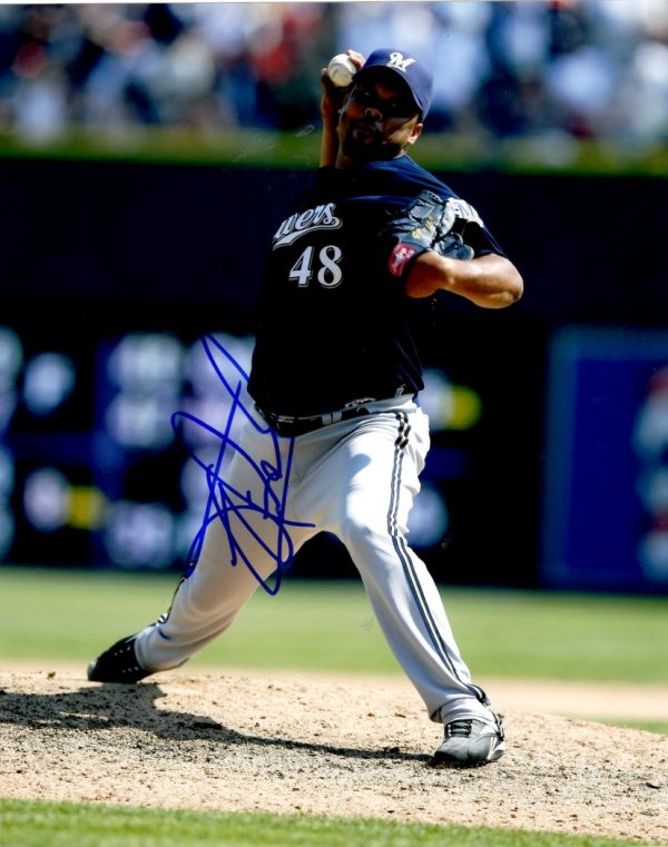 AUTOGRAPHED FRANCISCO CORDERO 8X10 photo Milwaukee Brewers