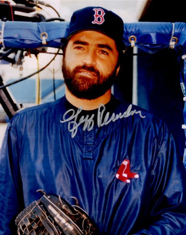 AUTOGRAPHED JEFF REARDON 8X10 Boston Red Sox photo