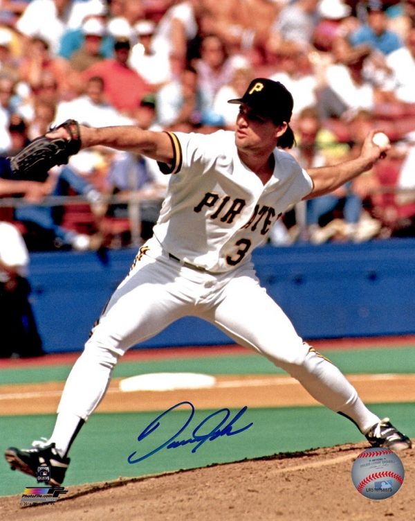 Autographed DANNY JACKSON 8X10 Pittsburgh Pirates Photo