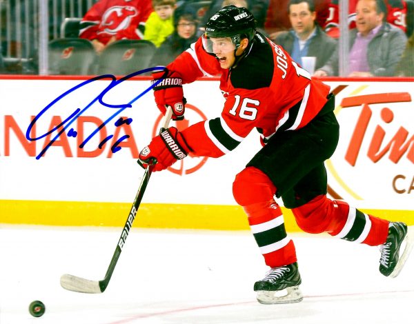 Autographed  JACOB JOSEFSON 8X10 New Jersey Devils Photo