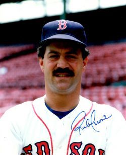 AUTOGRAPHED RICK CERONE 8X10 Boston Red Sox photo