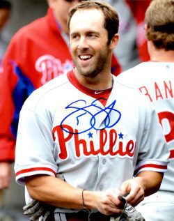 AUTOGRAPHED STEVE SUSDORF 8X10 Philadelphia Phillies Photo