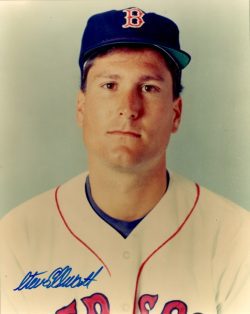 AUTOGRAPHED STEVE ELLSWORTH 8X10  Boston Red Sox photo