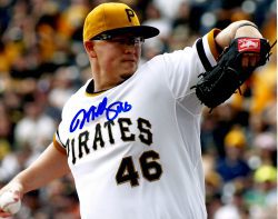 Autographed VANCE WORLEY 8X10 Pittsburgh Pirates Photo