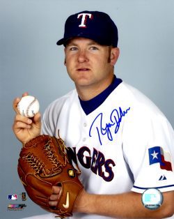 AUTOGRAPHED RYAN DRESE 8X10 Texas Rangers Photo
