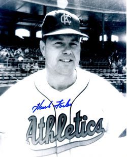 AUTOGRAPHED HANK FOILES 8X10 photo Oakland A's