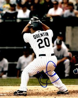 AUTOGRAPHED  photo CARLOS QUENTIN Chicago White Sox