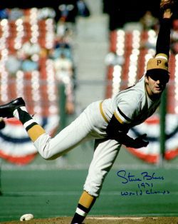 AUTOGRAPHED  STEVE BLASS 8x10 Pittsburgh Pirates Photo