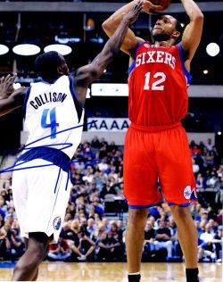 AUTOGRAPHED EVAN TURNER 8X10  Philadelphia 76'ers photo