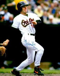 AUTOGRAPHED ANDY VAN SLYKE 8X10 photo  Baltimore Orioles