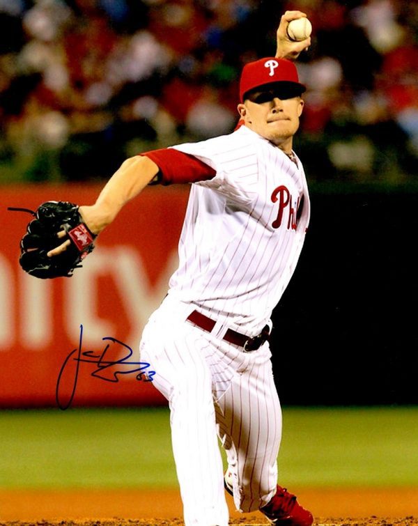 AUTOGRAPHED JAKE DIEKMAN 8x10 photo  Philadelphia Phillies
