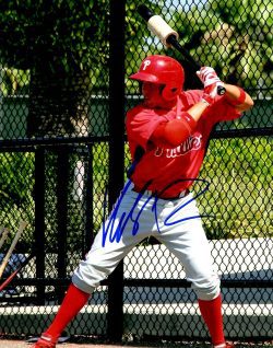 AUTOGRAPHED KELLY DUGAN 8X10 Philadelphia Phillies Photo