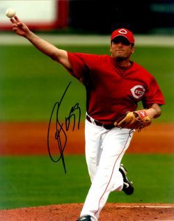 AUTOGRAPHED JOSH FOGG 8X10 photo  Cincinnati Reds