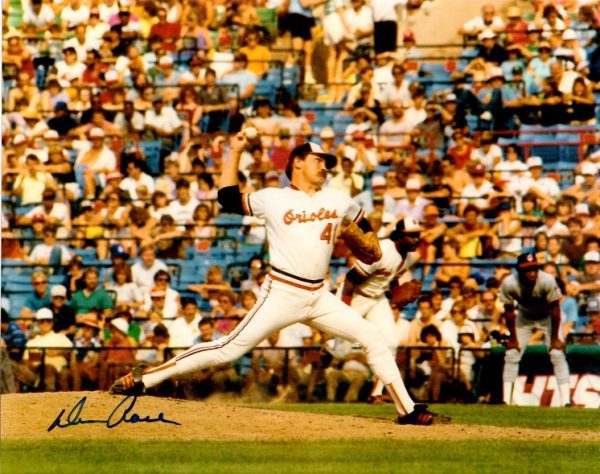 AUTOGRAPHED DON AASE 8X10 photo  Baltimore Orioles