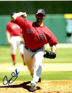 AUTOGRAPHED JASON SCHIELL 8X10  Boston Red Sox photo