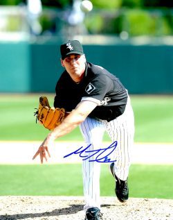 AUTOGRAPHED MATT THORNTON 8X10 Chicago White Sox Photo