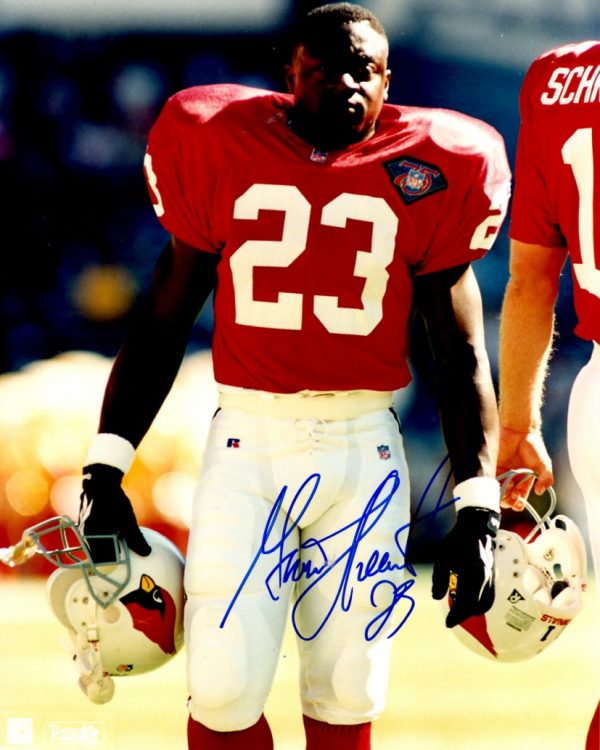 Autographed GARRISON HEARST 8X10 Arizona Cardinals Photo