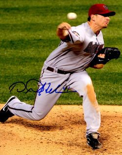 Autographed DANIEL HUDSON 8X10 Arizona Diamondbacks Photo