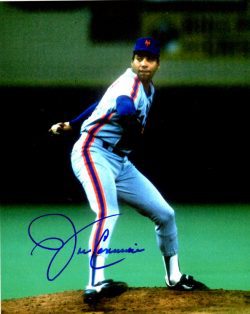 AUTOGRAPHED JOHN CANDELARIA 8X10 New York Mets photo