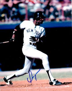 AUTOGRAPHED OMAR MORENO 8X10 photo  New York Yankees