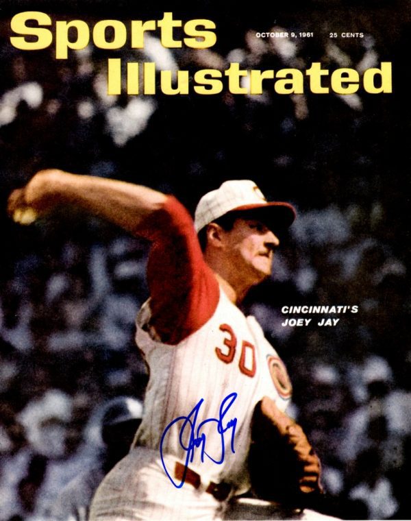 AUTOGRAPHED JOEY JAY 8X10 photo  Cincinnati Reds