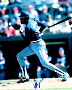 AUTOGRAPHED OMAR MORENO 8X10 Atlanta Braves photo