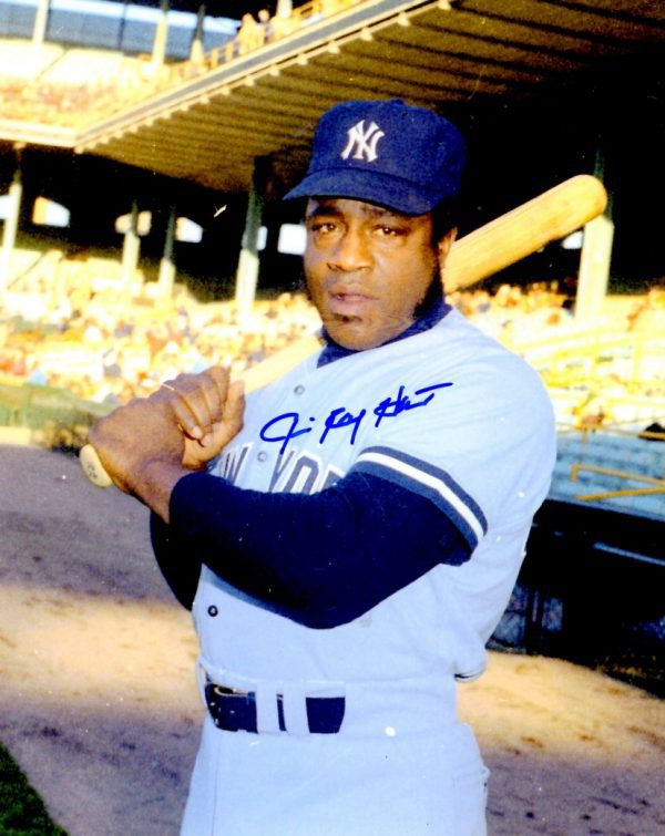 AUTOGRAPHED JIM RAY HART 8X10 NEW YORK YANKEES photo