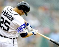 AUTOGRAPHED RYAN RABURN 8X10 photo Detroit Tigers