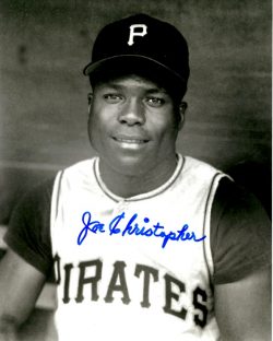 Autographed JOE CHRISTOPHER 8X10 Photo - Pittsburgh Pirates