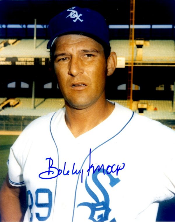 AUTOGRAPHED  BOBBY KNOOP 8X10 Chicago White Sox Photo
