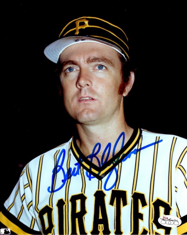Autographed BERT BLYLEVEN 8X10 PITTSBURGH PIRATES photo