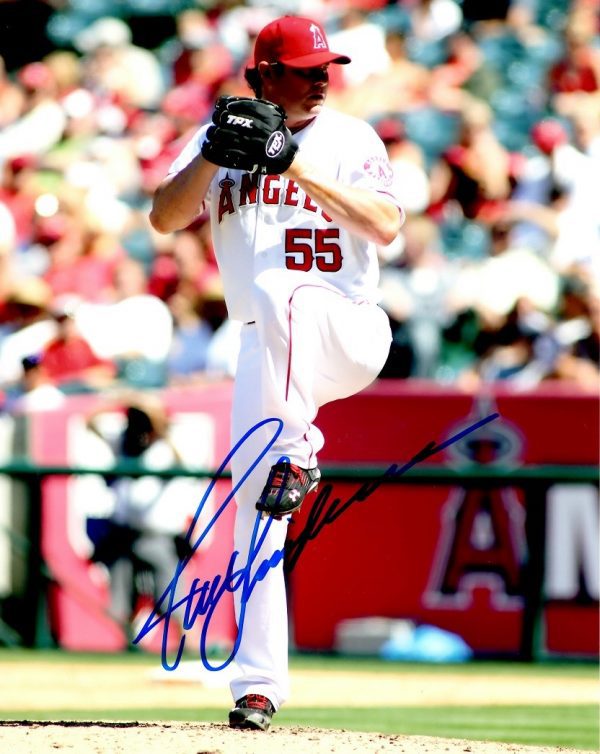 AUTOGRAPHED JASON ISRINGHAUSEN 8X10 Los Angeles Angels Photo