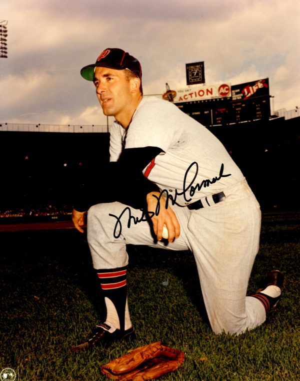 AUTOGRAPHED MIKE MCCORMICK 8X10 Washington Senators Photo