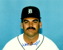 AUTOGRAPHED WALT TERRELL 8X10 photo Detroit Tigers