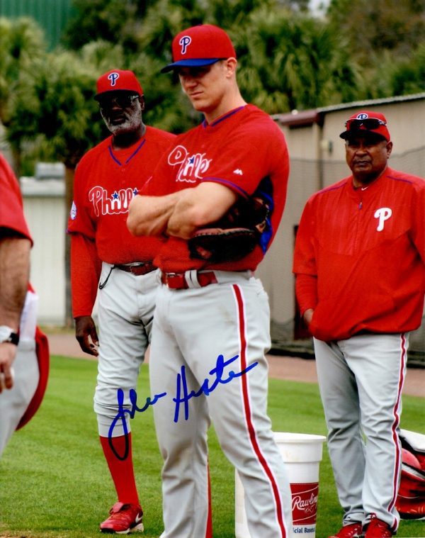 AUTOGRAPHED JOHN HESTER  8X10 Philadelphia Phillies Photo