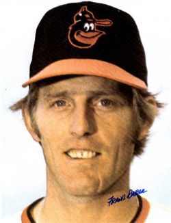 AUTOGRAPHED FRANK BAKER 8X10 photo  Baltimore Orioles