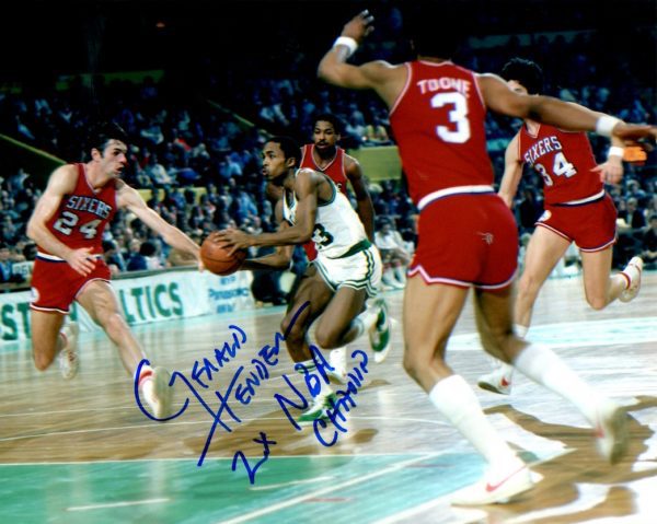 AUTOGRAPHED GERALD HENDERSON 8X10 Boston Celtics photo