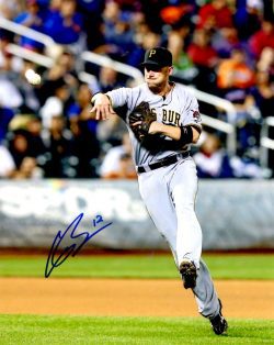 Autographed CLINT BARMES 8X10 Photo Pittsburgh Pirates