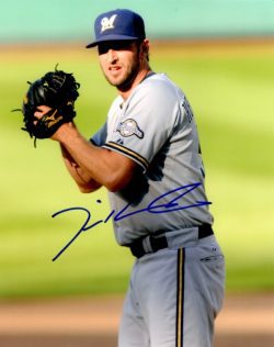 AUTOGRAPHED JIM HENDERSON 8X10 photo Milwaukee Brewers