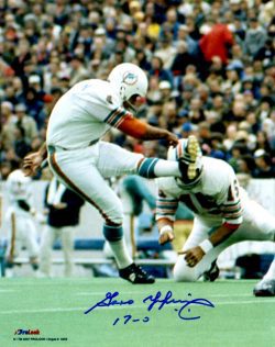 Autographed GARO YEPREMIAN 8X10 Miami Dolphins photo