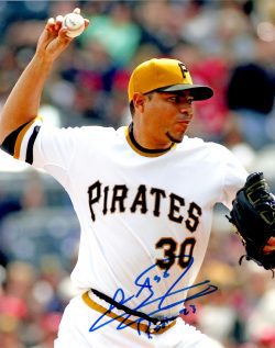 Autographed JEANMAR GOMEZ 8X10 Photo Pittsburgh Pirates