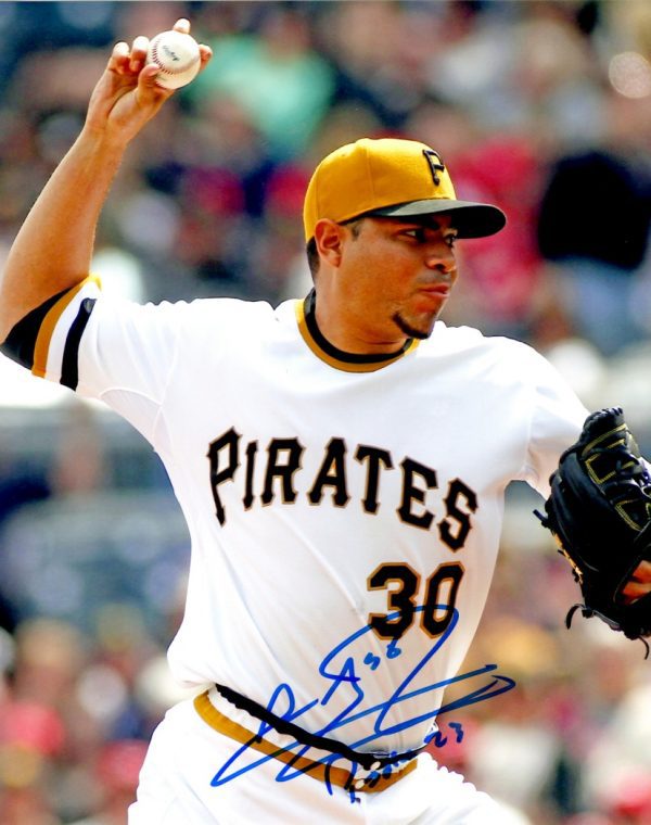Autographed JEANMAR GOMEZ 8X10 Photo Pittsburgh Pirates