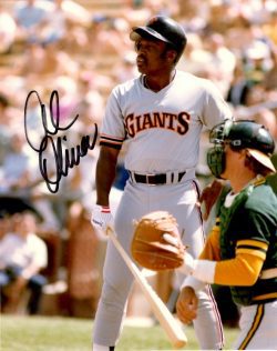 AUTOGRAPHED AL OLIVER 8X10 San Francisco Giants Photo