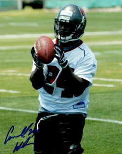 Autographed CADILLAC WILLIAMS Tampa Bay Buccaneers Photo