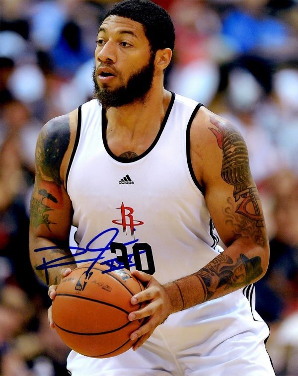 Autographed ROYCE WHITE 8X10 Houston Rockets Photo