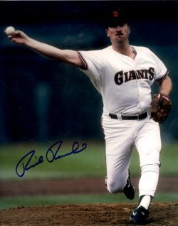 AUTOGRAPHED RICK REUSCHEL 8X10 San Francisco Giants Photo