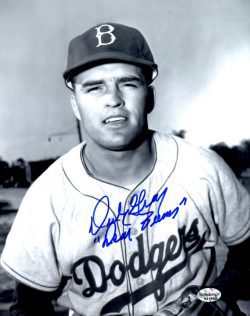 AUTOGRAPHED DICK GRAY 8X10 Brooklyn Dodgers photo