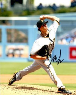 Autographed JEFF LOCKE 8X10 Photo Pittsburgh Pirates